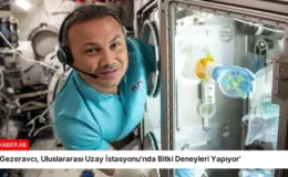 ‘Gezeravcı, Uluslararası Uzay İstasyonu’nda Bitki Deneyleri Yapıyor’