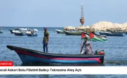 İsrail Askeri Botu Filistinli Balıkçı Teknesine Ateş Açtı