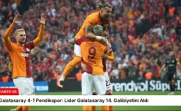 Galatasaray 4-1 Pendikspor: Lider Galatasaray 14. Galibiyetini Aldı