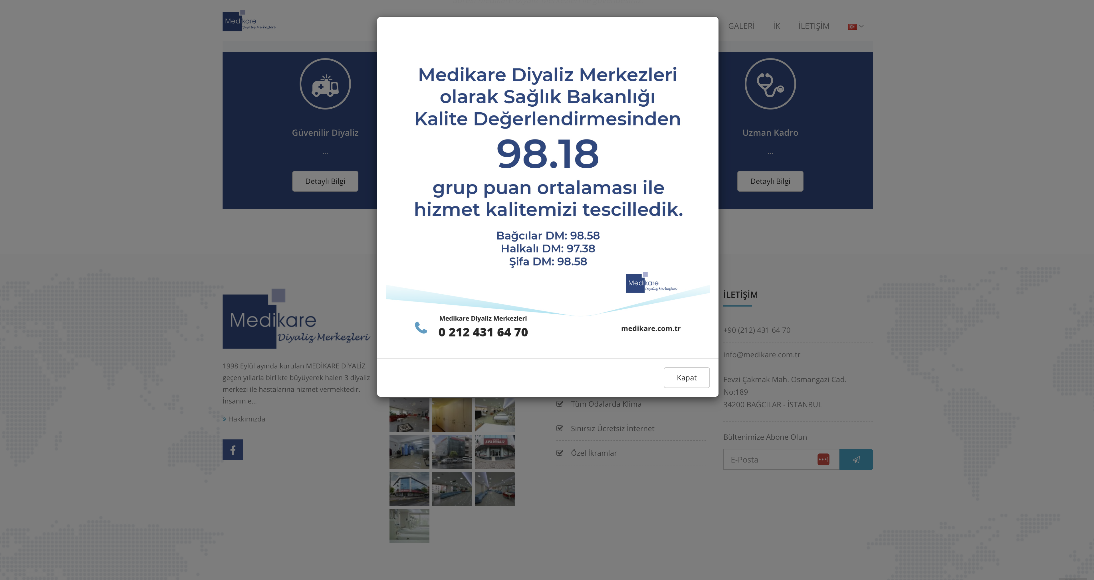 Medikare Diyaliz Merkezleri: İstanbul’da Üç Şube ile Sağlığınıza Güvenilir Çözümler Sunuyor