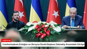 Cumhurbaşkanı Erdoğan ve Ukrayna Devlet Başkanı Zelenskiy Arasındaki Görüşme