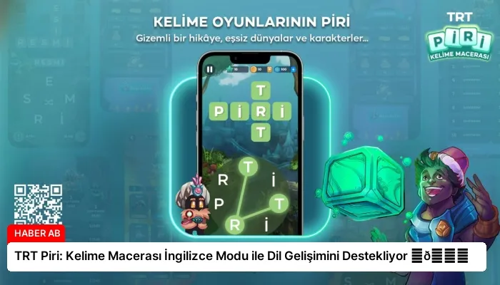 TRT Piri: Kelime Macerası İngilizce Modu ile Dil Gelişimini Destekliyor ⏬👇