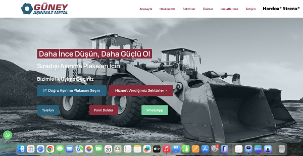 Ağır Sanayide Dayanıklılığın Yeni Standardı: Güney Aşınmaz’dan Hardox 400–600 Serisi ile Yüksek Performanslı Aşınma Çözümleri