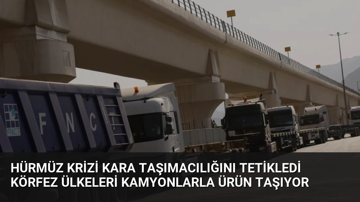 Hürmüz Krizi Kara Taşımacılığını Tetikledi Körfez Ülkeleri Kamyonlarla Ürün Taşıyor