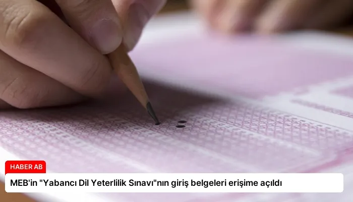 MEB’in “Yabancı Dil Yeterlilik Sınavı”nın giriş belgeleri erişime açıldı