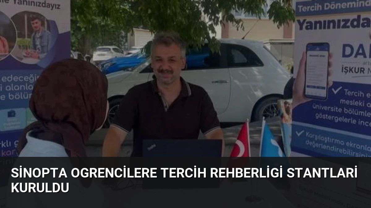 Sinopta Ogrencilere Tercih Rehberligi Stantlari Kuruldu