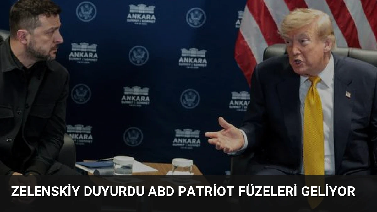 Zelenskiy Duyurdu ABD Patriot Füzeleri Geliyor