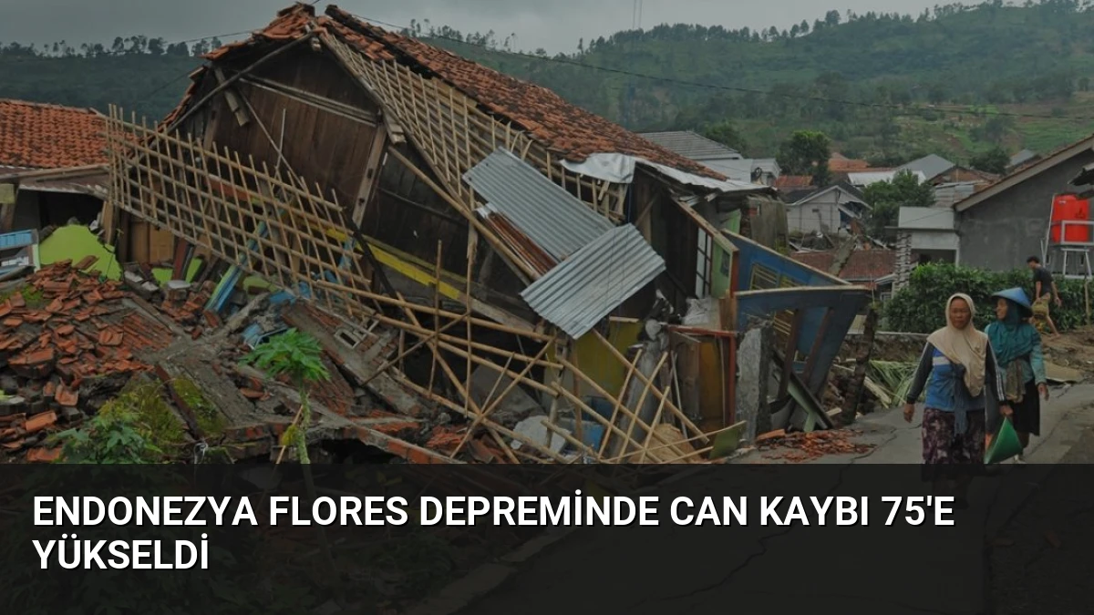 Endonezya Flores Depreminde Can Kaybı 75’e Yükseldi
