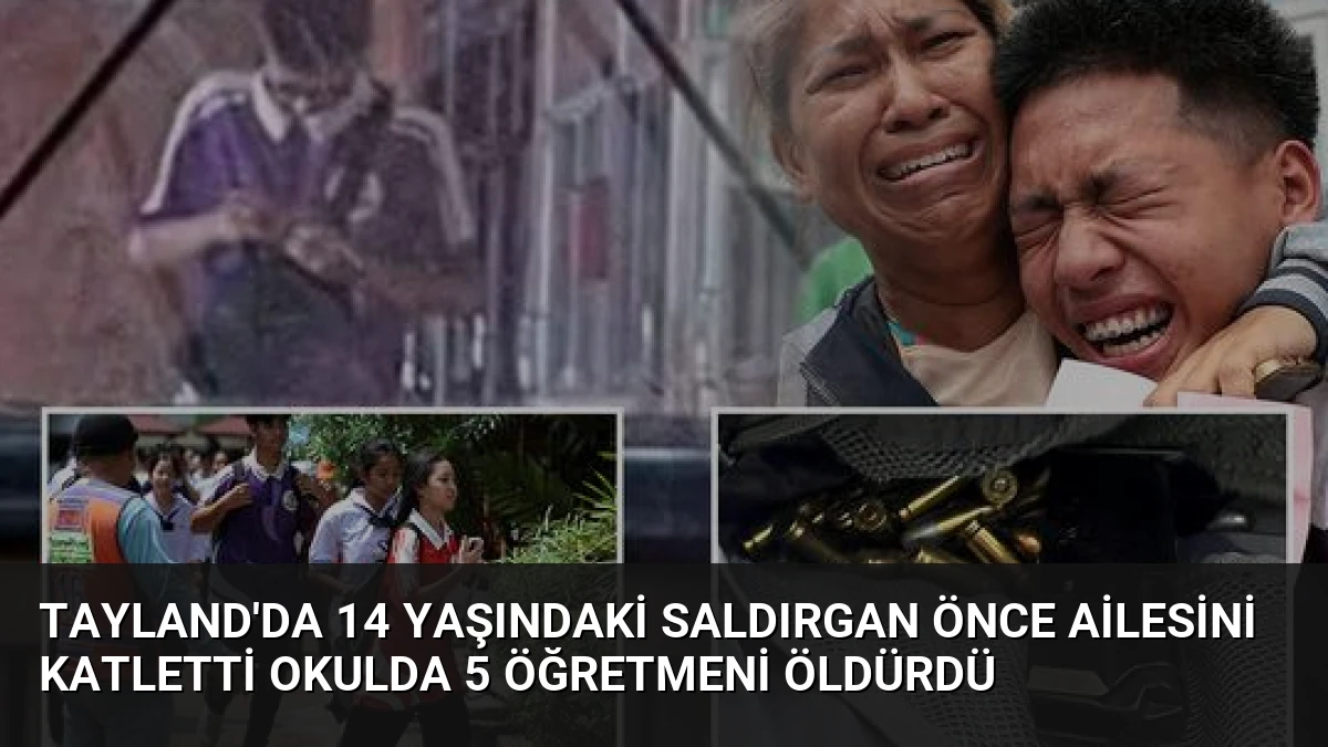 Tayland’da 14 Yaşındaki Saldırgan Önce Ailesini Katletti Okulda 5 Öğretmeni Öldürdü