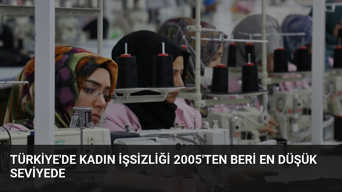 Türkiye’de Kadın İşsizliği 2005’ten Beri En Düşük Seviyede