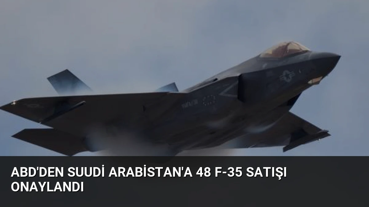 ABD’den Suudi Arabistan’a 48 F-35 Satışı Onaylandı