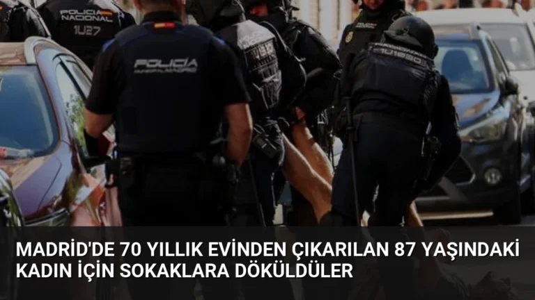 Madrid’de 70 Yıllık Evinden Çıkarılan 87 Yaşındaki Kadın İçin Sokaklara Döküldüler