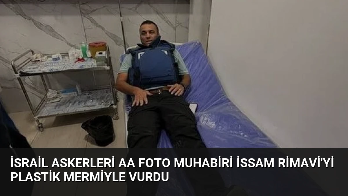 İsrail Askerleri AA Foto Muhabiri İssam Rimavi’yi Plastik Mermiyle Vurdu