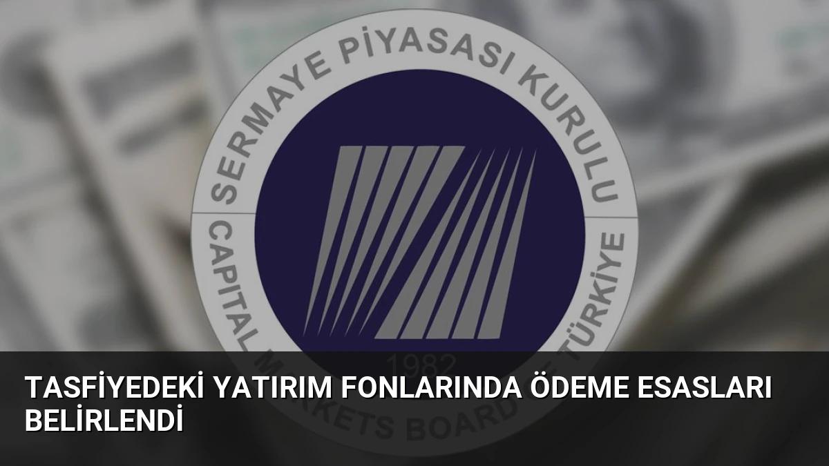 Tasfiyedeki Yatırım Fonlarında Ödeme Esasları Belirlendi
